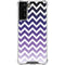 Chevron Purple Ombre Galaxy S21 FE Clear Case